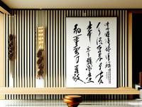 书法，宽博与紧密，艺术，宽博与紧密的和谐之美